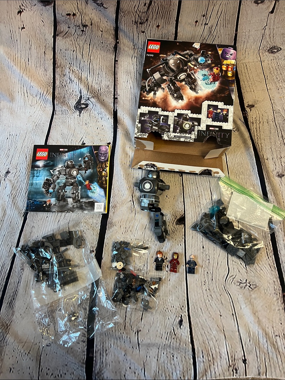 LEGO Marvel Infinity Saga 76190 Iron Man: Iron Monger Mayhem Retired Set minifig